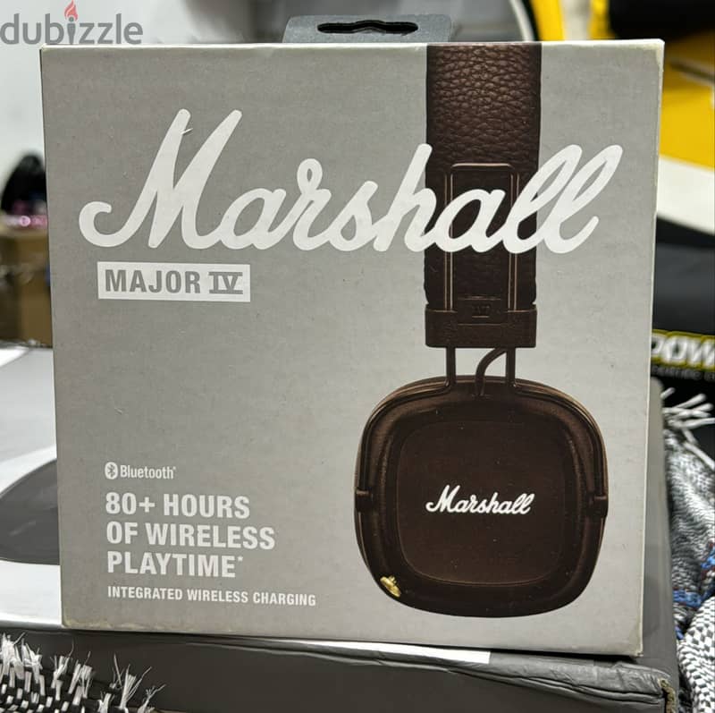 Marshall Major IV headphone brown 0