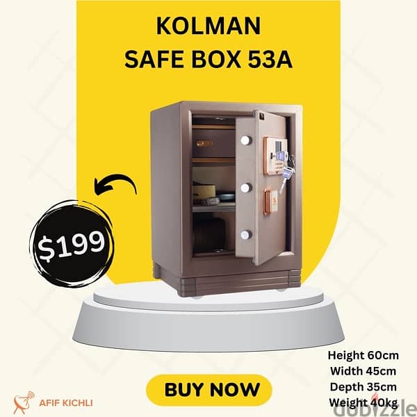 Kolman Safe Box all Sizes خزنات حديد 1