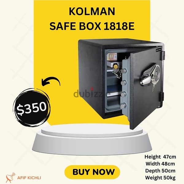 Kolman Safe Box all Sizes خزنات حديد 11