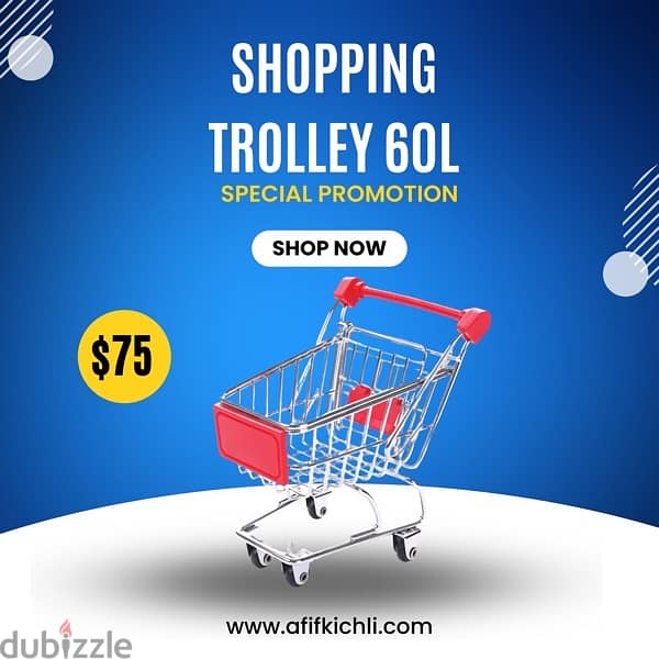 Trolley & Basket for Supermarket , Stores, building etc… 2