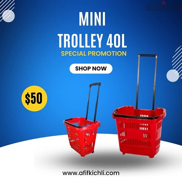 Trolley & Basket for Supermarket , Stores, building etc… 3