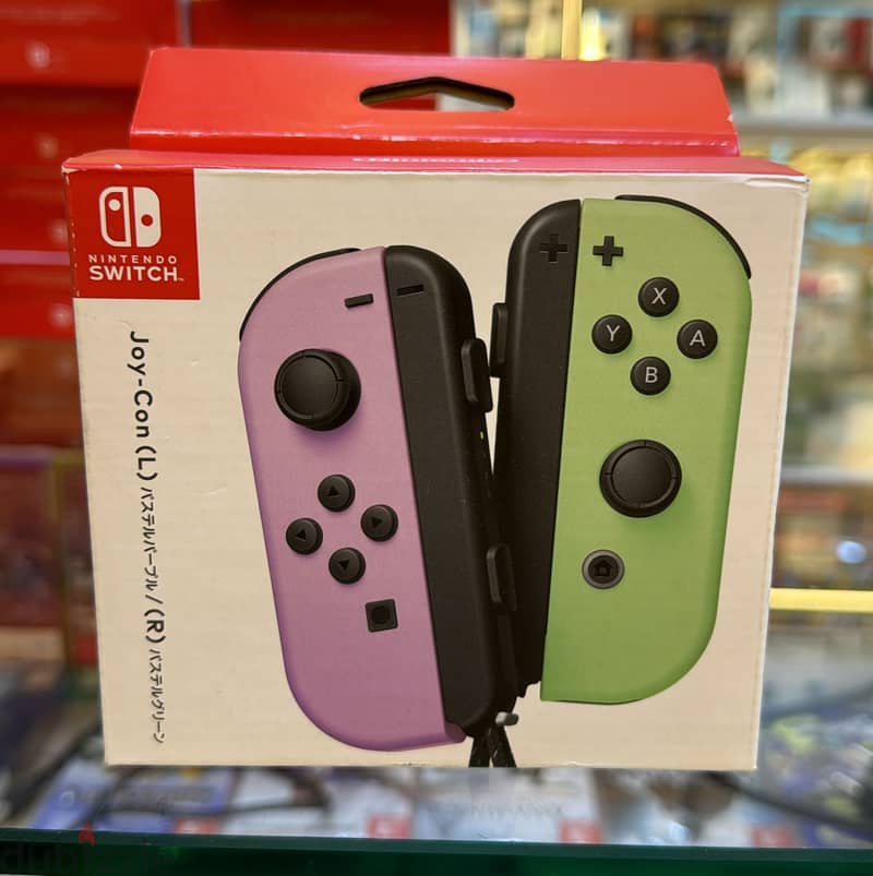 Nintendo Joy-con pastel green/pastel purple great & last offer 0