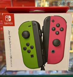 Nintendo Joy-con neon pink/neon green exclusive & new offer 0