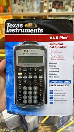 Texas Instruments BAII Plus Financial Calculator/GENUINE exclusive & 0