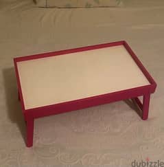 Bed tray table with folding legs for sale 0