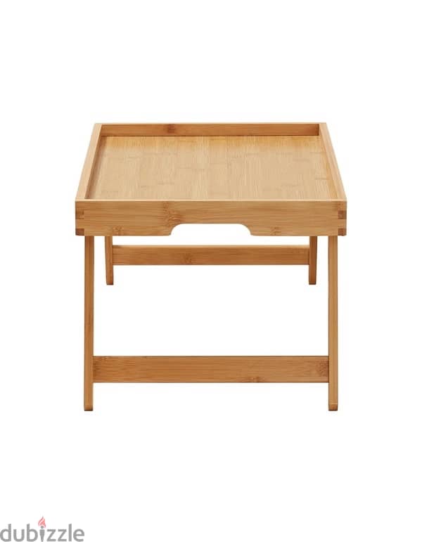 Bed tray table with folding legs (bamboo) for sale 4