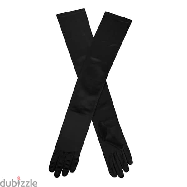 women long classic black hand gloves for sale 2