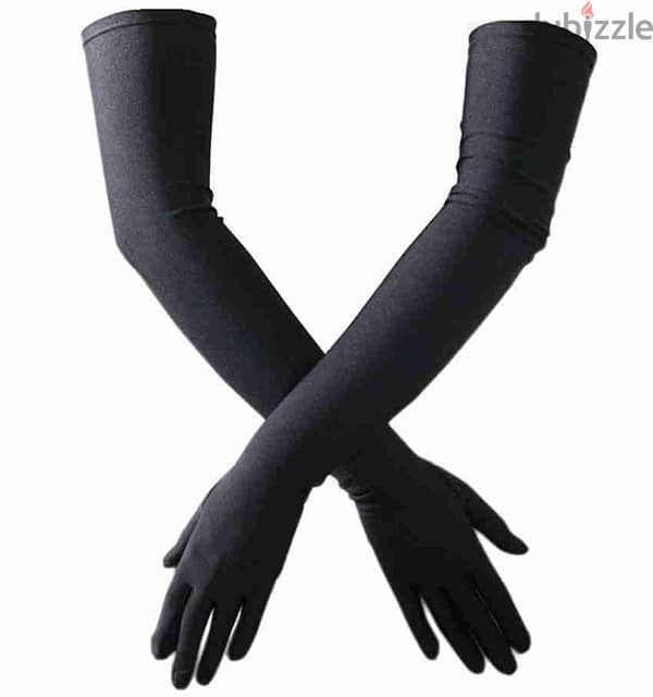 women long classic black hand gloves for sale 3