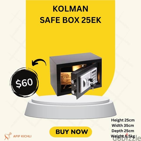 Kolman Safe Box all Sizes خزنات حديد 4