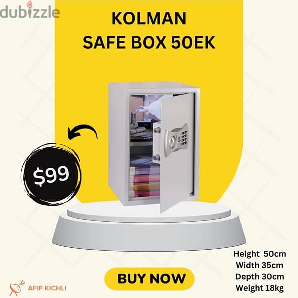 Kolman Safe Box all Sizes خزنات حديد 11