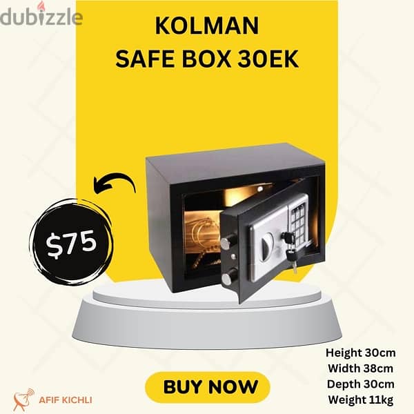 Kolman Safe Box all Sizes خزنات 5