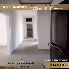 Apartment for sale in Sad el baouchrieh ND904 0