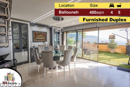 Ballouneh 400m2 Duplex | Exceptional Property | Designer’s Signature |