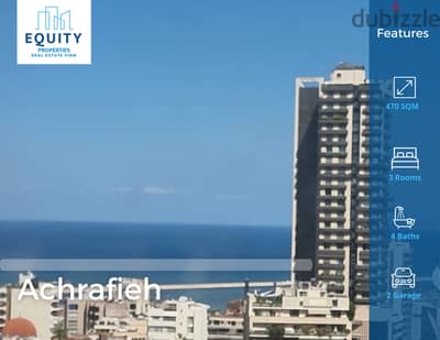 470 SQM Apartment For Sale In Achrafieh شقة للبيع في الاشرفية#JZ102124