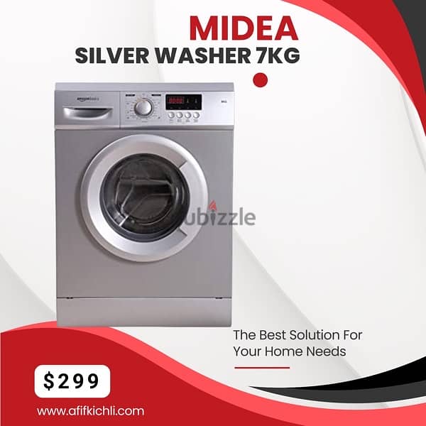 Campomatic Midea Candy 7kgs Washing Machine غسالة كفالة شركة 2