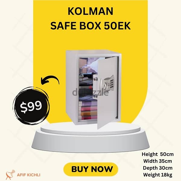 Kolman Safe Box all Sizes 10