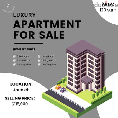 Stunning Apartment for Sale in Jounieh