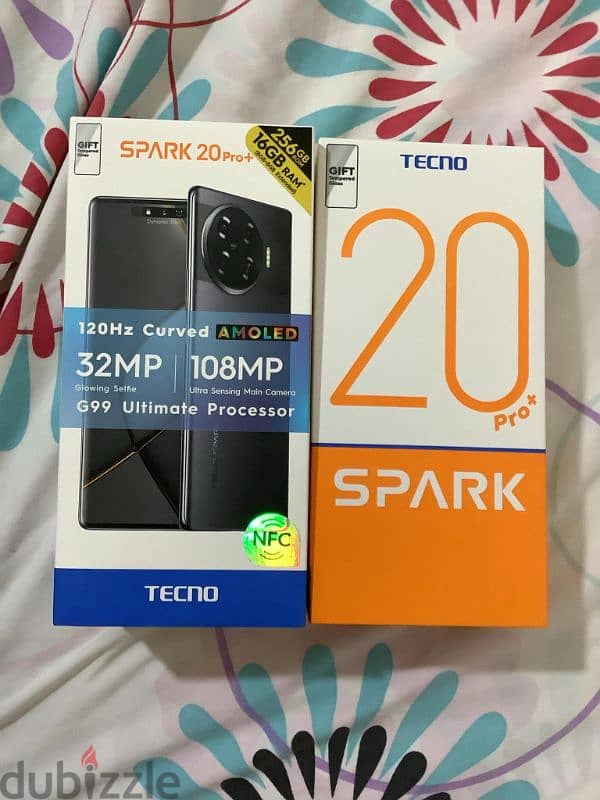 Tecno spark 20 pro plus 16ram 256gb new open box not use 190$ 1