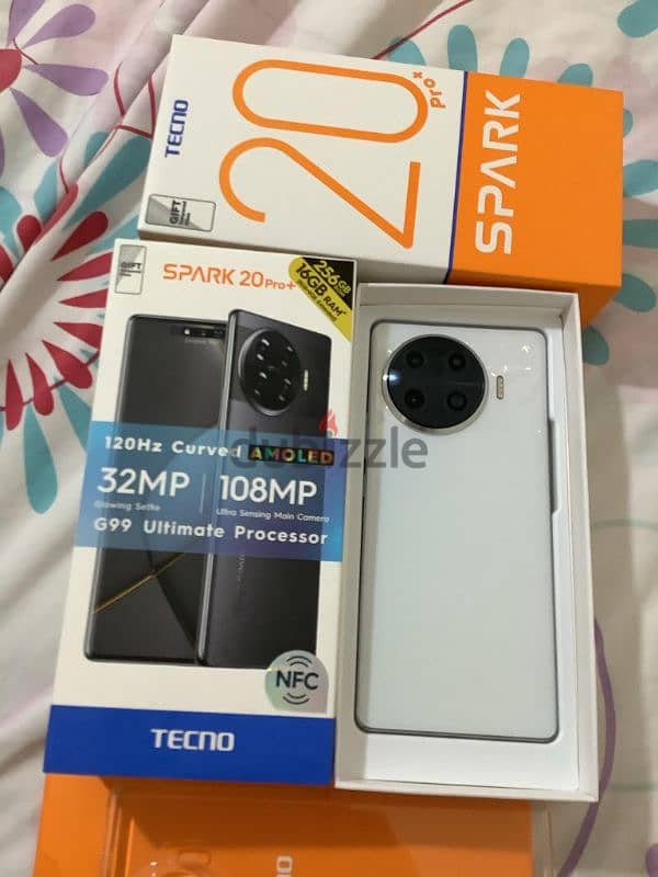 Tecno spark 20 pro plus 16ram 256gb new open box not use 190$ 3