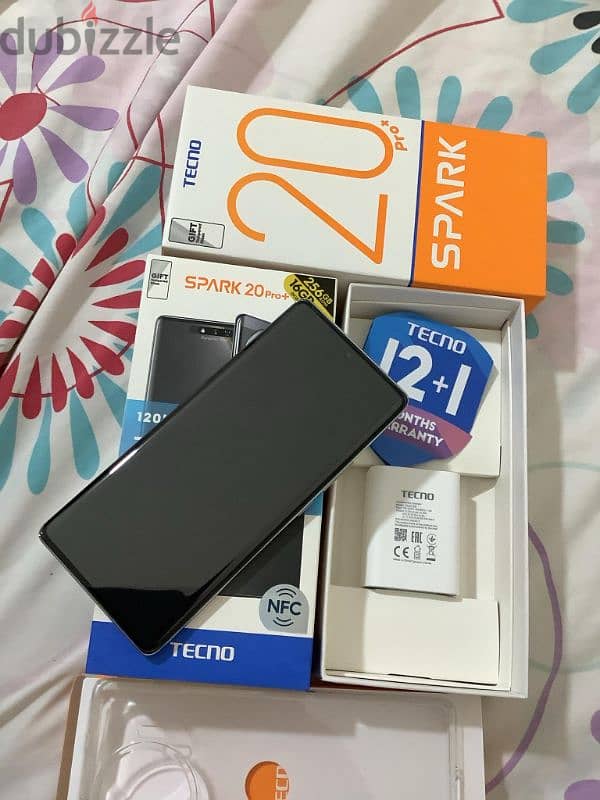 Tecno spark 20 pro plus 16ram 256gb new open box not use 190$ 5