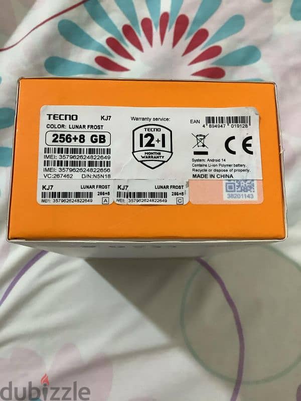 Tecno spark 20 pro plus 16ram 256gb new open box not use 190$ 7