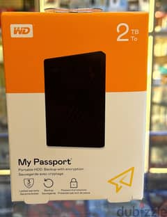 Western Digit My Passport hard disk 2TB great & last price 0