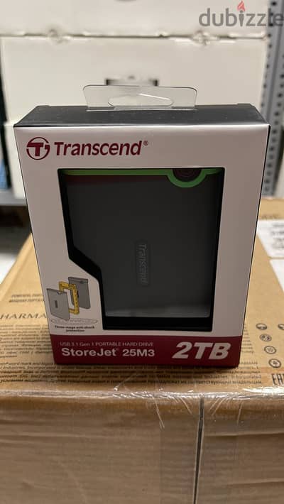 Transcend storejet 25M3 hard disk 2TB great & last offer