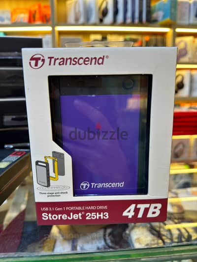 Transcend storejet 25M3 hard disk 4TB exclusive & last offer