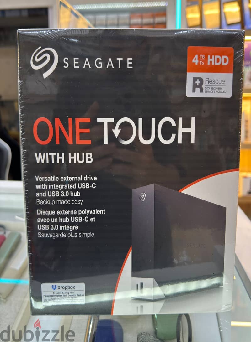 Seagate One touch hub 4tb external hard drive 0