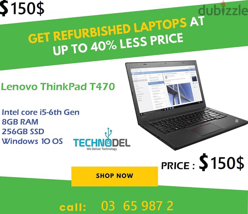 THINKPAD T470 I5 0