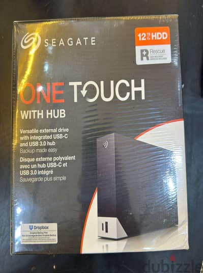 Seagate One touch hub 12tb external hard original & new offer