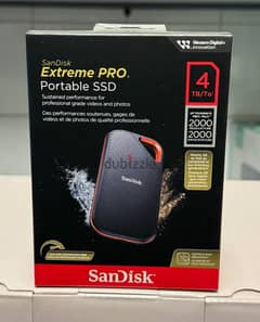 Sandisk extreme pro portable SSD 4tb up to 2000mb/s original & best p 0