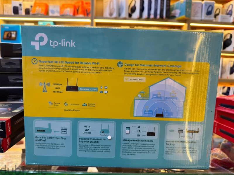 Tplink 4g lte router tl-mr6400 1