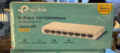 Tp-Link Ls1008 8-port 10/100mbps desktop switch  original & best offer 0