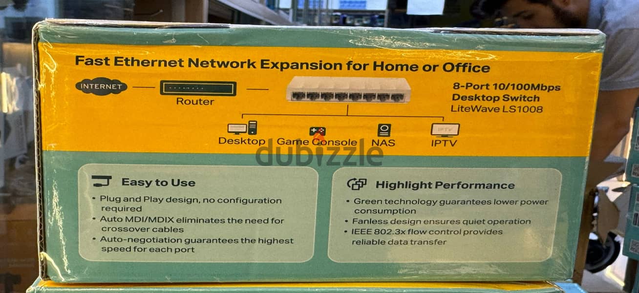 Tp-Link Ls1008 8-port 10/100mbps desktop switch 1