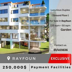 RAYFOUN Luxurious Duplex (Ground Floor) 225 sqm + 50 sqm Garden 0