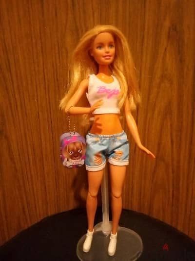 Barbie TRAINS Small TYGRE Mattel Great doll flexi legs+Outfit +Kickers