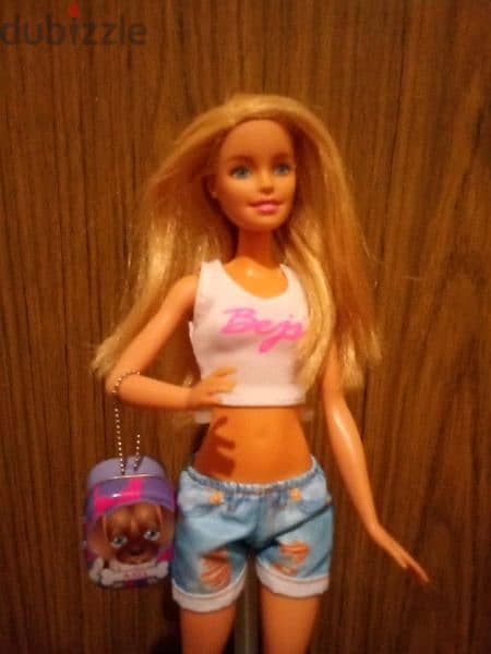 Barbie TRAINS Small TYGRE Mattel Great doll flexi legs+Outfit +Kickers 3