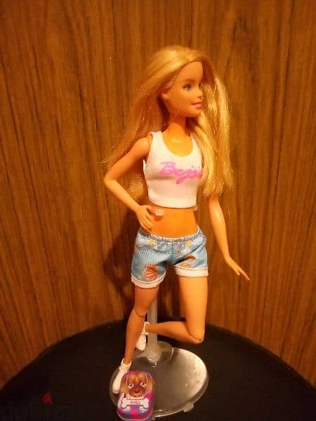 Barbie TRAINS Small TYGRE Mattel Great doll flexi legs+Outfit +Kickers 6