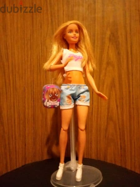 Barbie TRAINS Small TYGRE Mattel Great doll flexi legs+Outfit +Kickers 7