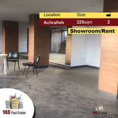 Achrafieh 225m2 | Showroom | 2 Floors | Prime Area | Rent | MO | 0