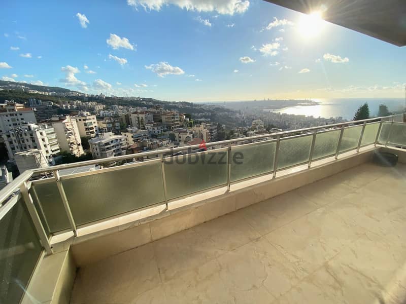 Apartment for sale in Rabieh/ Amazing View/ Furnished 1