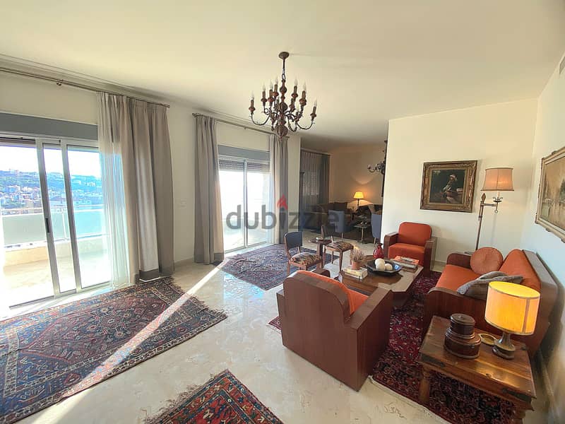 Apartment for sale in Rabieh/ Amazing View/ Furnished 3