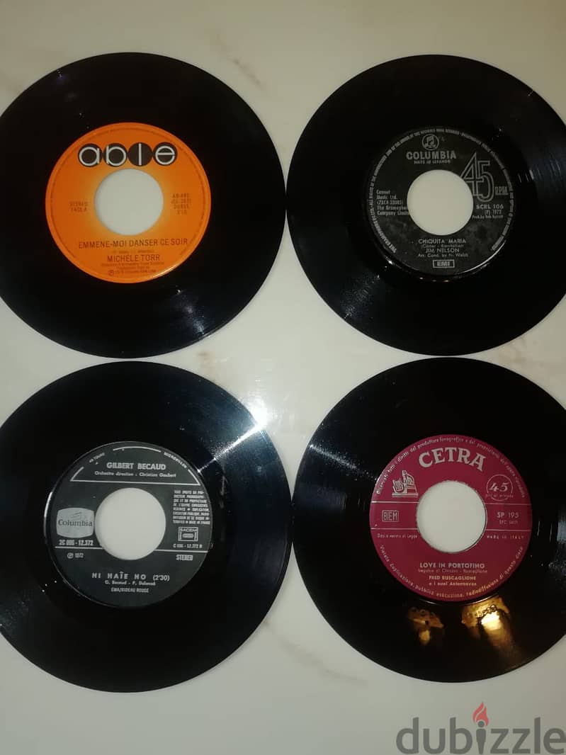 45t 7" vinyl any for 200k LL in v good cond 1