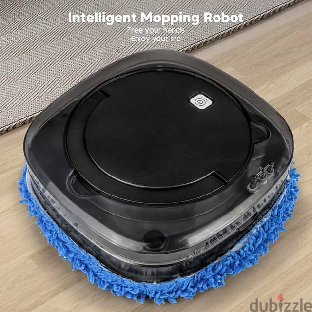 Floor Cleaning Robot with Water Tank and 2 Mopping Cloths 2