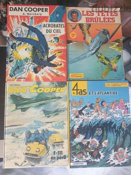 vintage 16 books comics and bande dessinee,in good condition 5