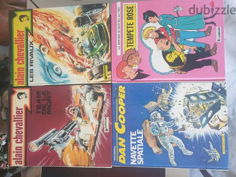 vintage 16 books comics and bande dessinee,in good condition 6