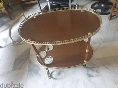 vintage trolley,a piece of art,made in Europe,in good condition