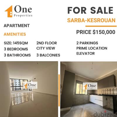 BRAND NEW APARTMENT FOR SALE IN SARBA-KASLIK