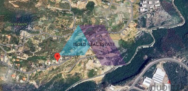 A 4139 m2 land for sale in Hsrayel/Jbeil 0